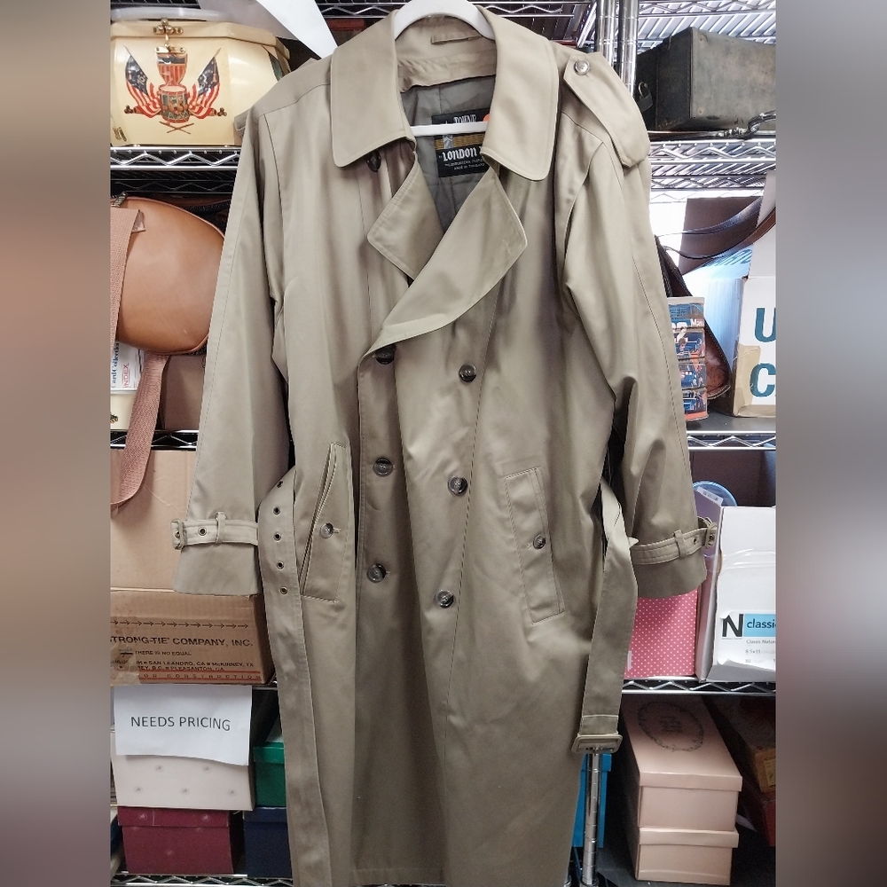 Towne London Fog Trench Coat #3985